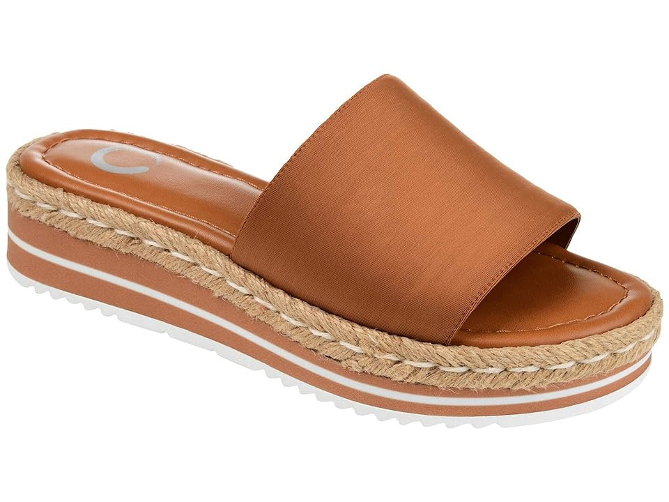 Journee Collection Rosey Sandal Women's Shoes Tan: 9.5 W | Zappos.com