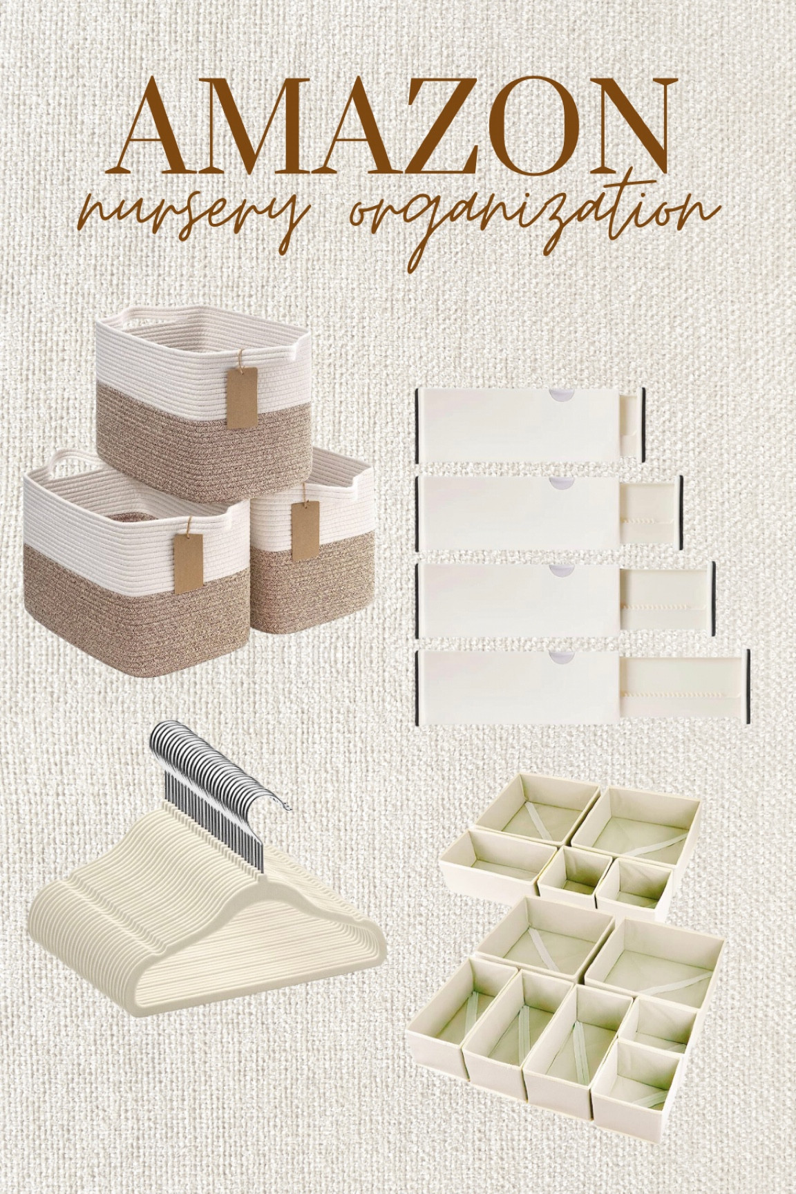 Amazon Nursery & Home Organzization 

#LTKsalealert #LTKhome #LTKunder50