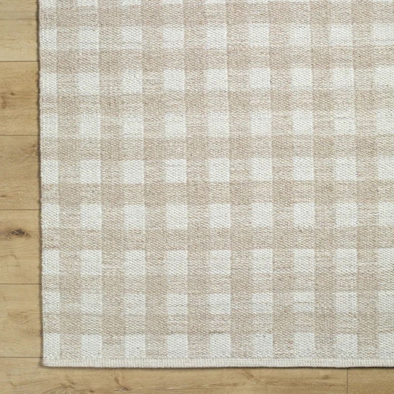 Bartow Checkered Wool Area Rug | Wayfair North America