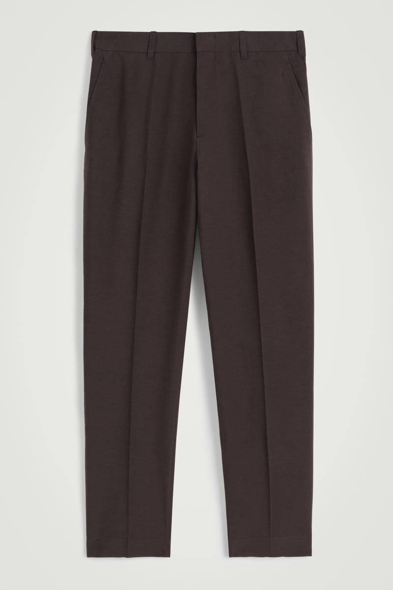 Tailored Straight-Leg Pants in Brown | COS (US)