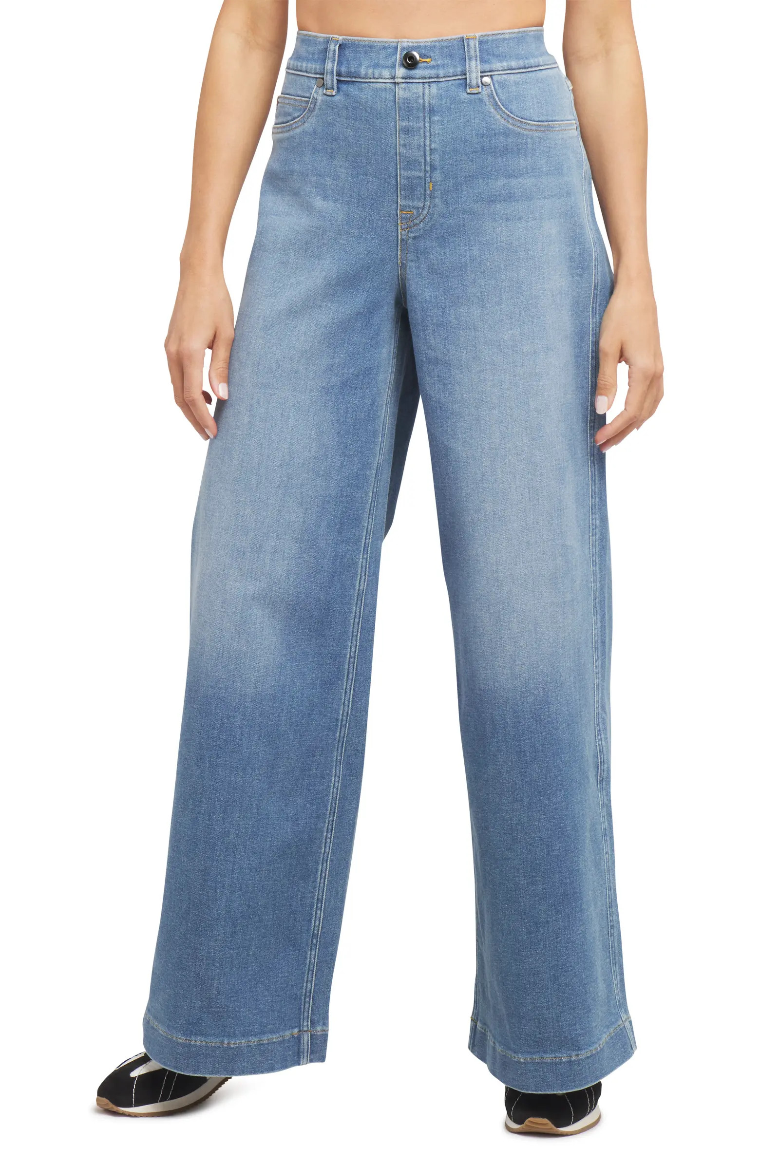 EveryWear Wide Leg Pull-On Jeans | Nordstrom