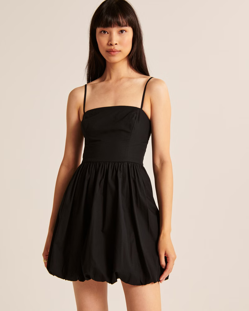 Women's Bubble Hem Mini Dress | Women's New Arrivals | Abercrombie.com | Abercrombie & Fitch (US)