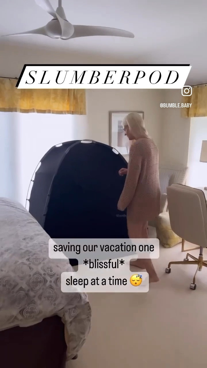 Use code ⭐️ BUMBLEBABY$20 ⭐️ We recently traveled to South Carolina with our 3 girls and let me tell you- the @slumberpod completely saved our vacation! The room we stayed in had afternoon sun and no black out shades so the @slumberpod helped created the ideal napping environment for Sage. It was also the perfect solution for creating a separate space for nighttime sleep since we were room sharing while away from home. Traveling with 3 small children is not an easy feat but thanks to the @slumberpod we knew that Sage’s sleep wouldn’t be disrupted! A well rested baby is *chefs kiss* and made our vacation so much more enjoyable! 

Head to the link in our bio- the discount will be automatically applied. 

How do you #slumberpod? Let us know in the comments! 

#slumberpod #babytraveltips #roomsharing #babysleep #travelingwithbaby

#LTKbaby #LTKbump #LTKfamily