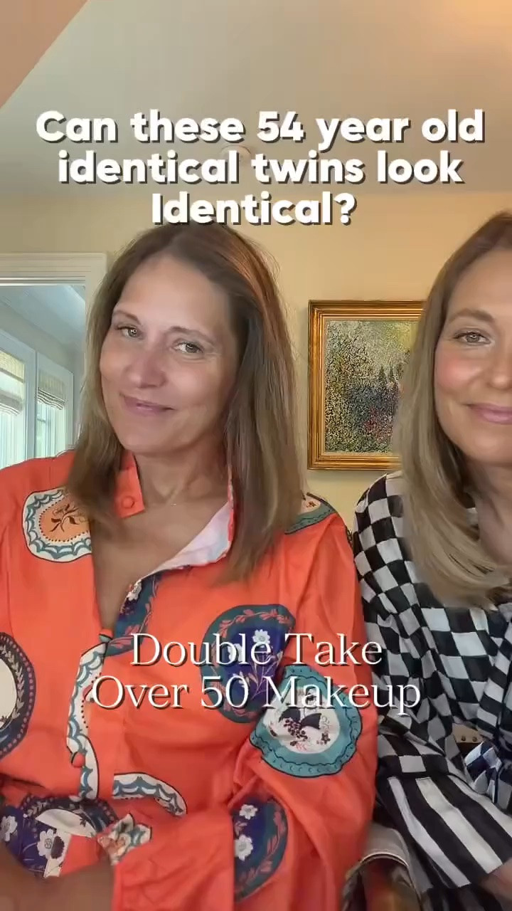 Makeup over 50 for identical twins! We had our makeup done and had to ask, how did she do? Between the glowing skin, soft glam, and over-50 beauty tips, we’re feeling more identical than ever.

#LTKmomlife #LTKOver40 #LTKBeauty