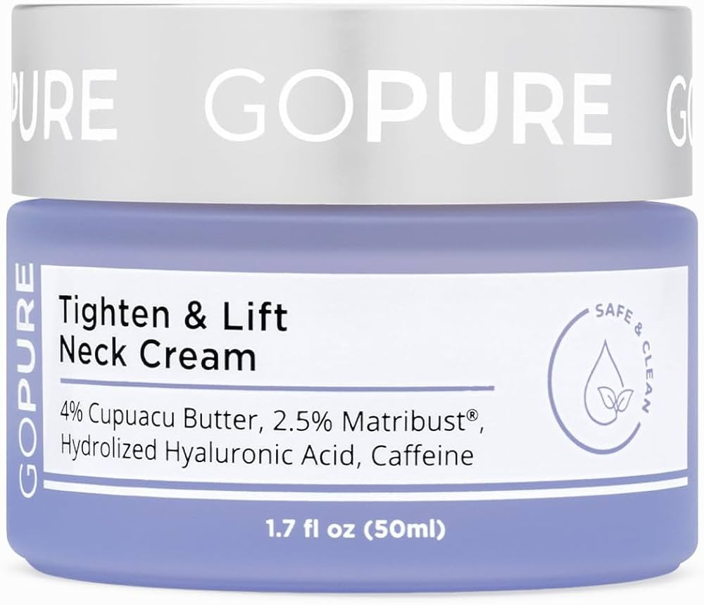 goPure Neck Firming Cream - Anti-Aging Neck Cream for Tightening and Wrinkles for an Even Skin To... | Amazon (US)