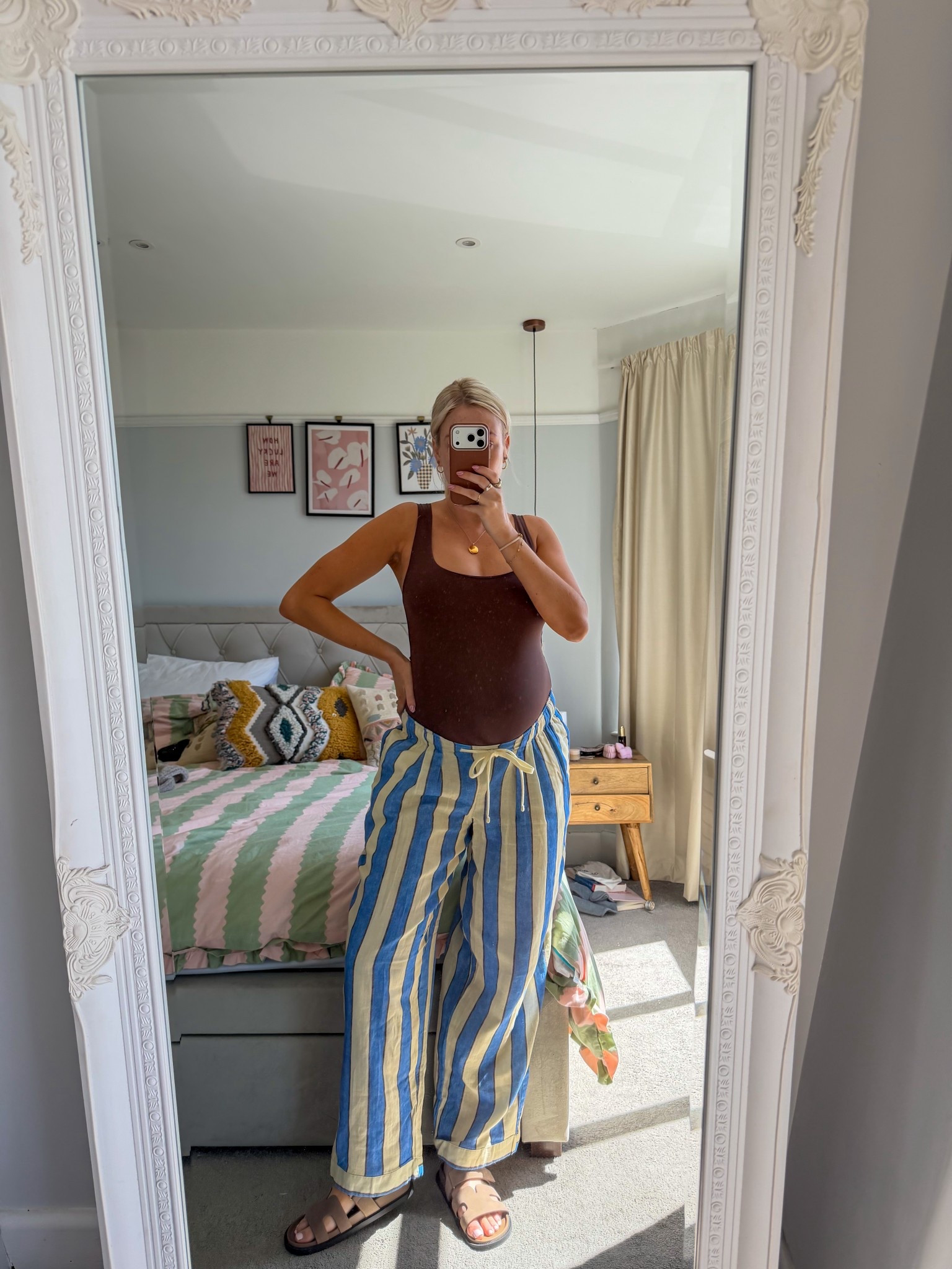 Travel outfit - finally caved and got some maternity trousers and I love these! Wearing size 8 xxx 

#LTKuk #LTKspring #LTKmaternity