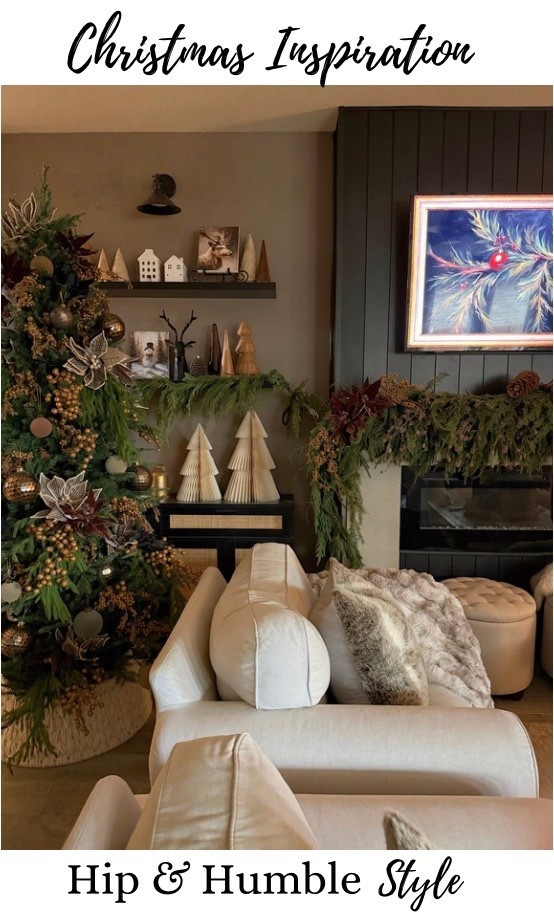 Christmas inspiration! I’m loving the warm neutrals in my house as well as the different textures and shapes of all the fun trees for the shelf styling! 

#LTKSeasonal #LTKHoliday #LTKHome