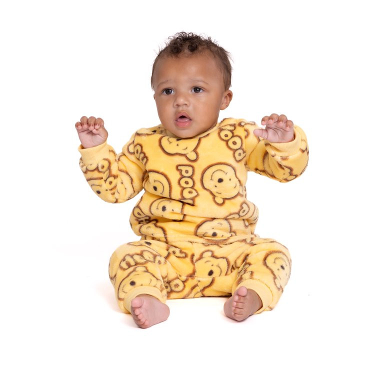 Baby Character Printed Plush Set, 2 Piece, Sizes 0-24 Months - Walmart.com | Walmart (US)