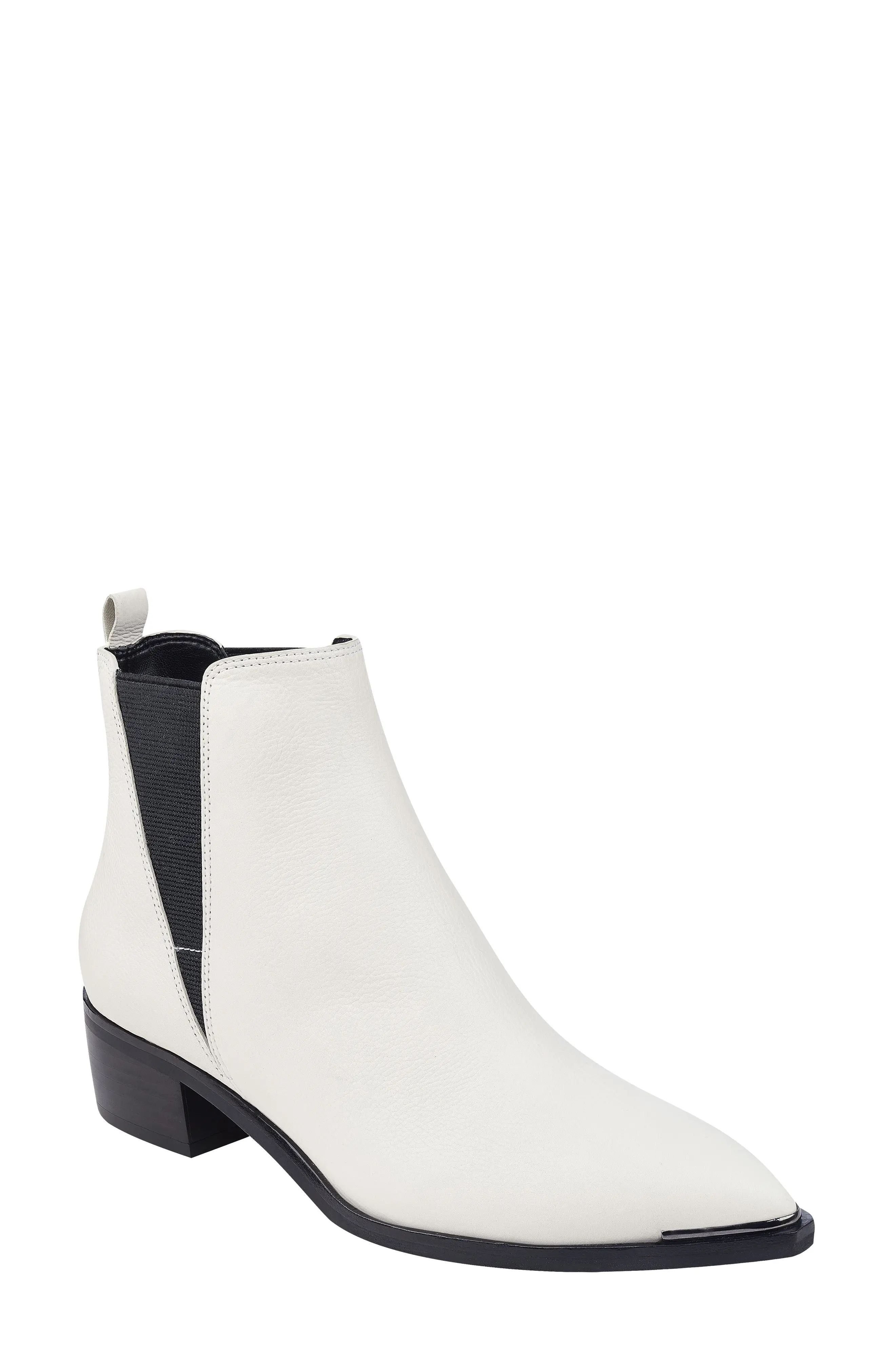 Women's Marc Fisher Ltd Yale Chelsea Boot, Size 10 M - White | Nordstrom