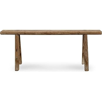 Artissance Vintage Noodle, Weathered Natural Wood Finish (Size & Color Vary) Indoor Bench | Amazon (US)