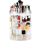 Rotating Makeup Organiser, Rotating 360 Degree Crystal Adjustable Jewelry Cosmetic Perfumes Displ... | Amazon (UK)