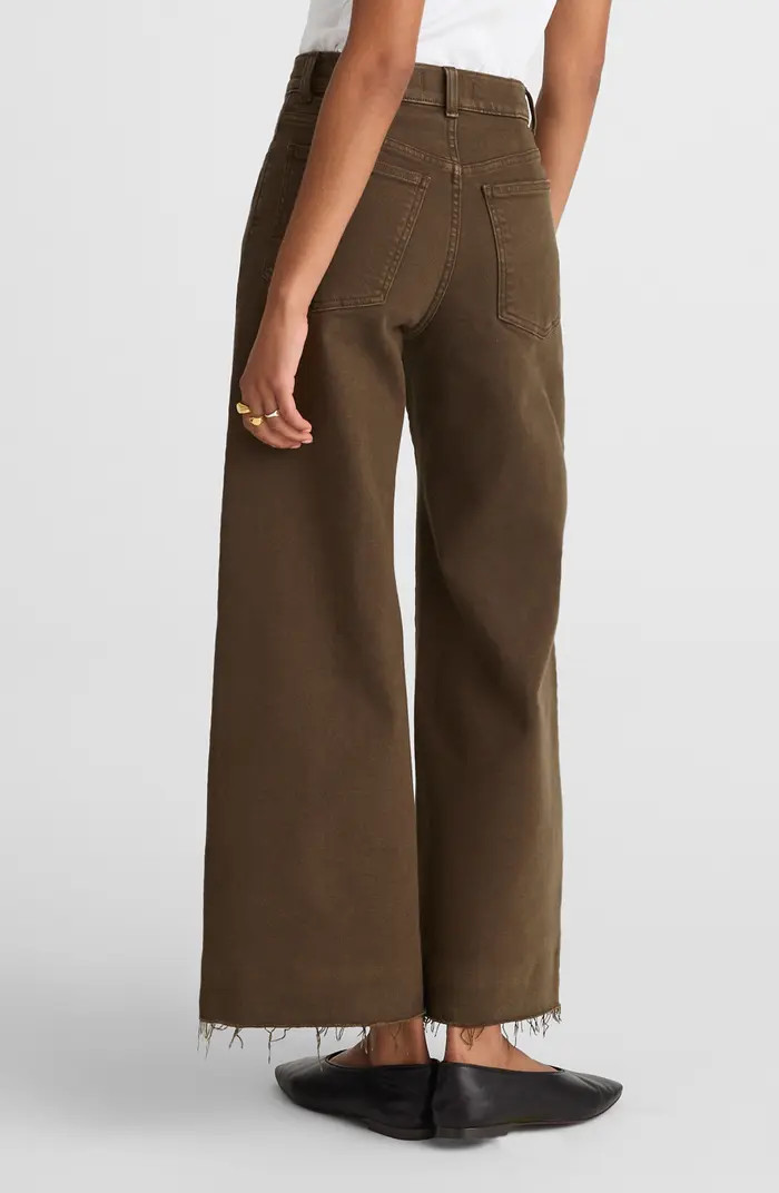 The Flare Wide Leg Crop Jeans | Nordstrom