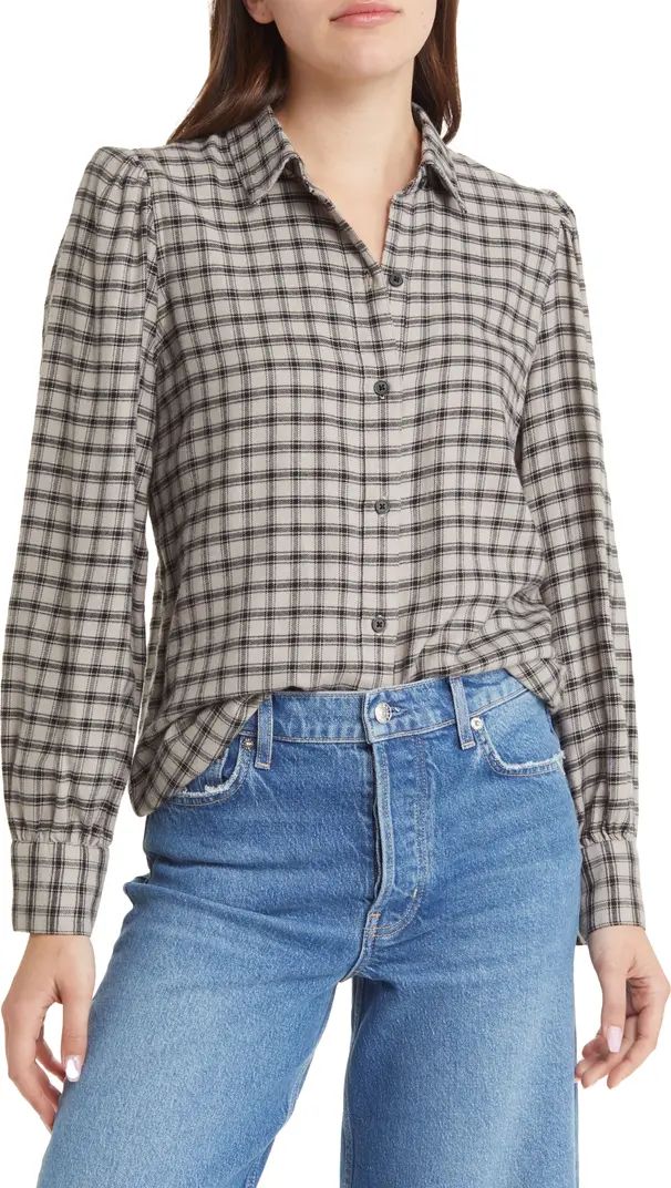 Angelica Check Flannel Shirt | Nordstrom