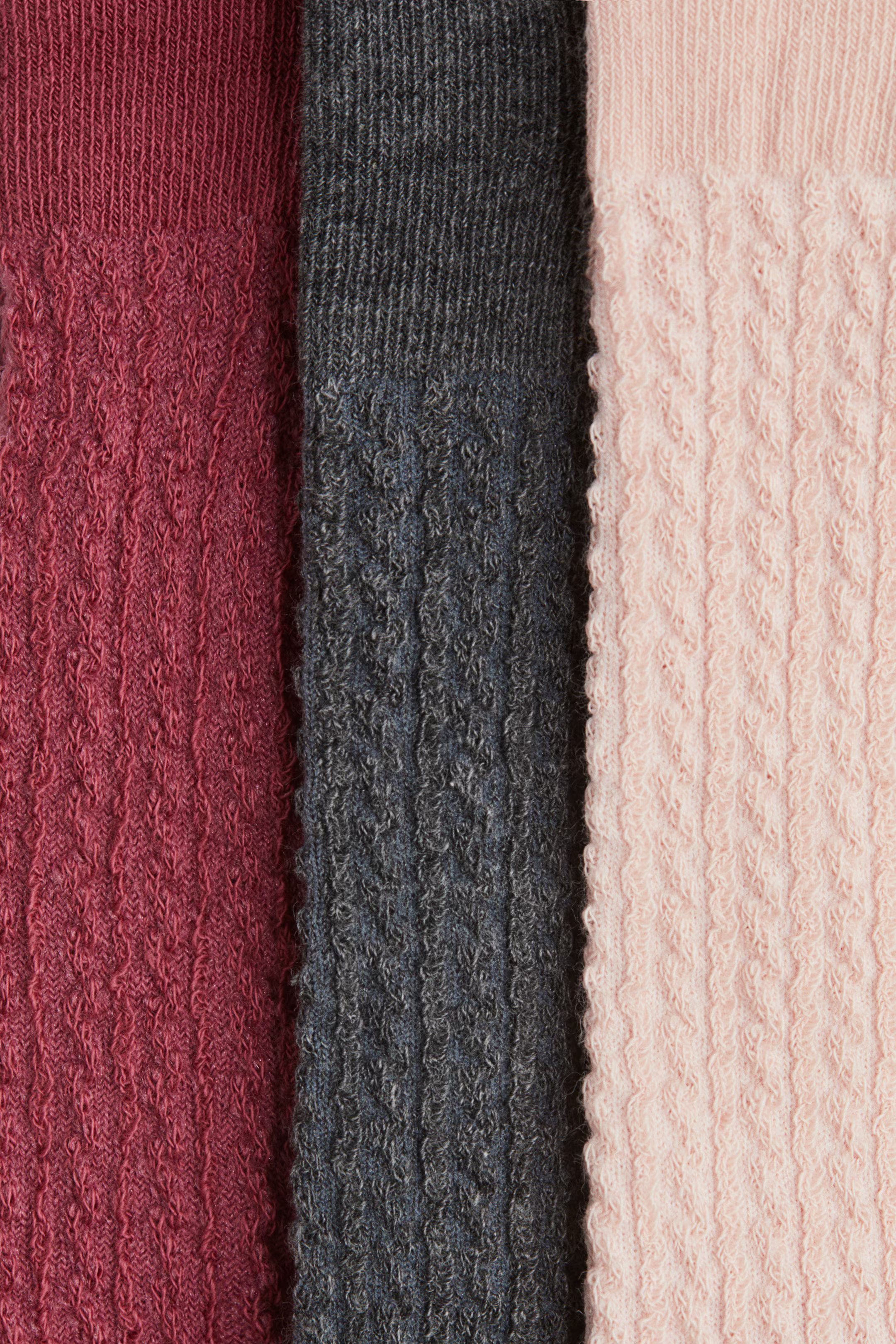 3-pack Tights - Pink/dark gray - Kids | H&M US | H&M (US + CA)
