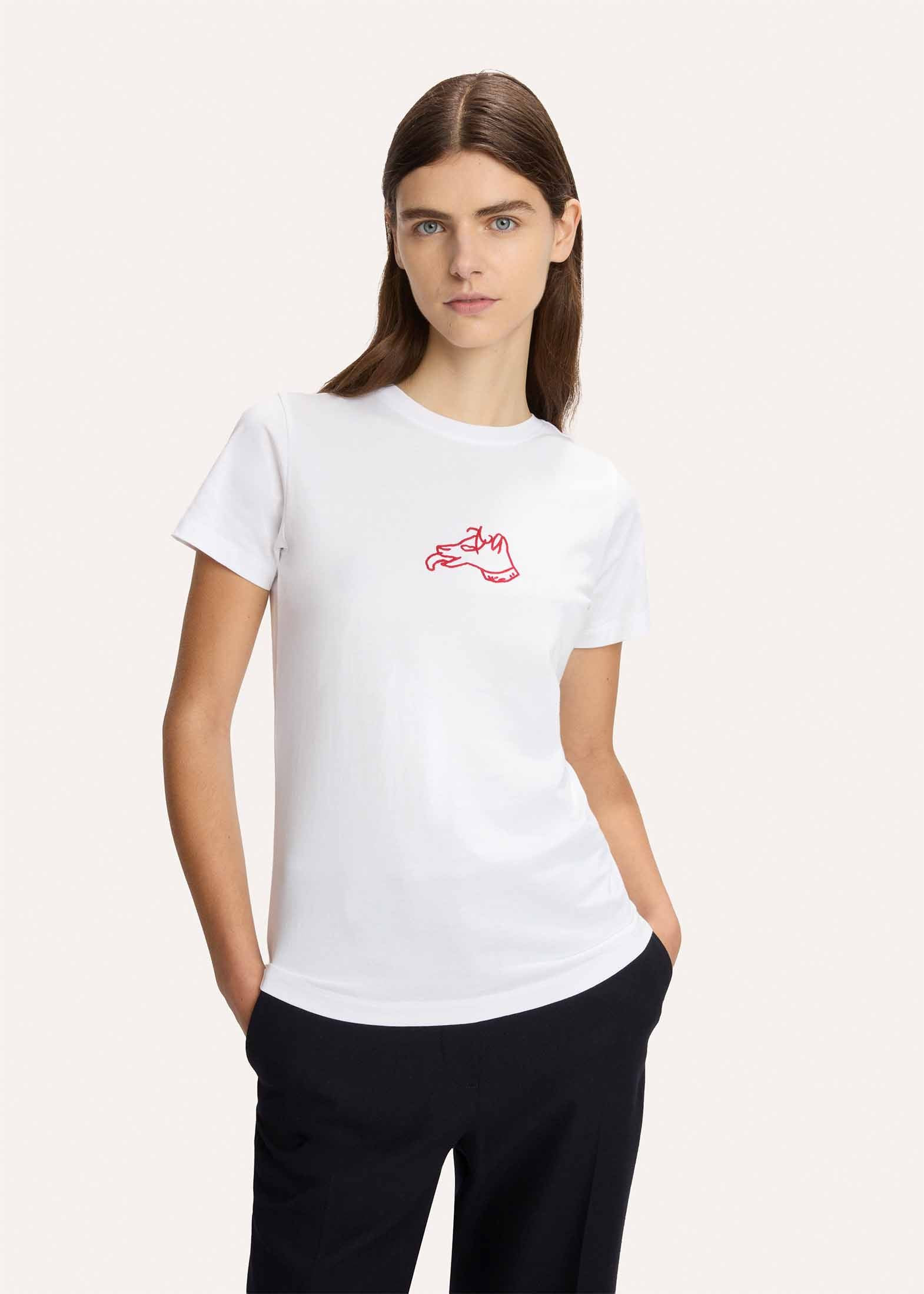 Lucian Dog Classic T-Shirt | Bella Freud