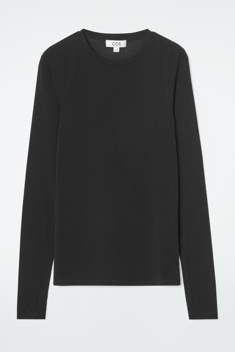 Slim Lightweight Long-Sleeved Top | COS (US)