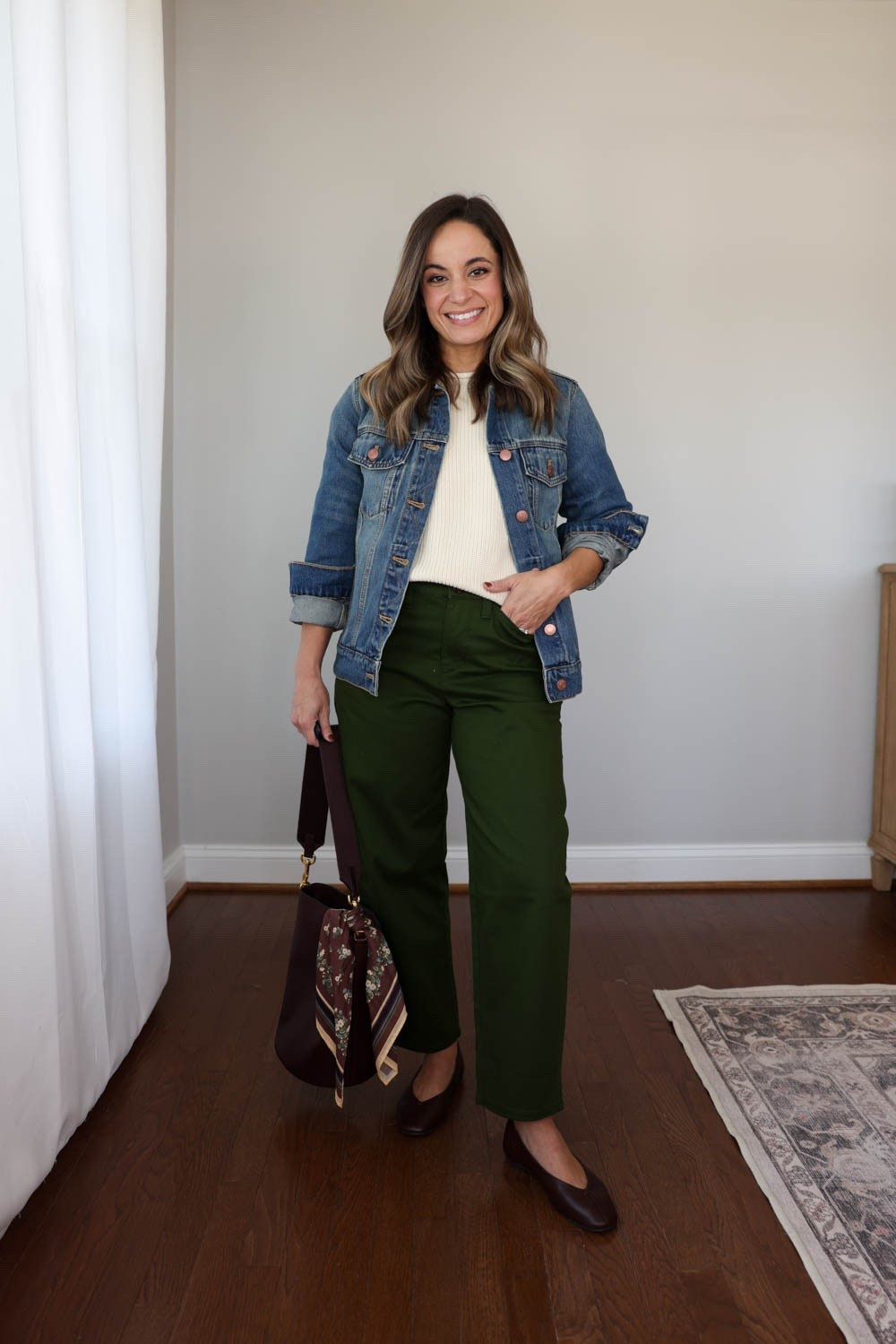 Four fall outfit combinations I can’t wait to wear! 

Pants (JC Factory): petite 24 - run large 
Sweater (Madewell): xxs 
Jacket (Quince): xs 
Shoes (Madewell): true to size

#LTKPetite