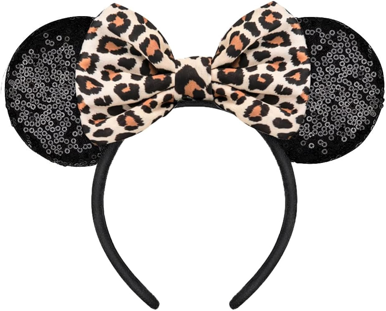 Handmade Sparkly Mouse Ears Headband for Adults & Kids | Upgraded Wide Band |Velvet Non-Slip Band... | Amazon (US)