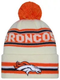 New Era Adult Denver Broncos White Classic Knit Beanie | DICK'S Sporting Goods