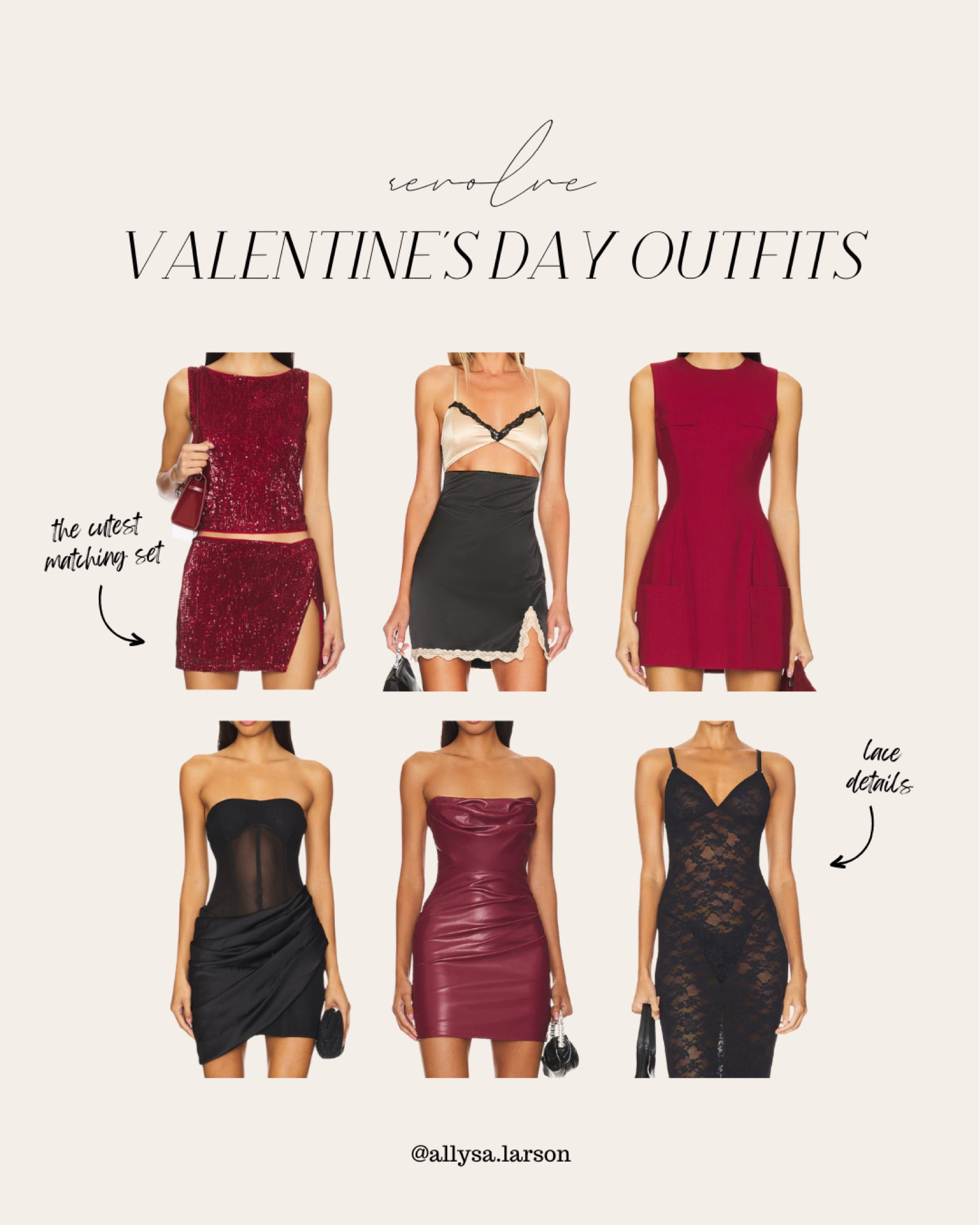 Sharing some of my favorite Valentine’s Day outfits from revolve 

#LTKSeasonal #LTKFindsUnder100 #LTKStyleTip