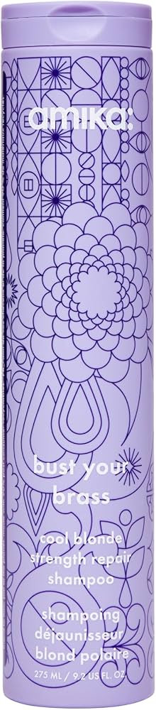 amika bust your brass cool blonde strength repair shampoo | Amazon (US)