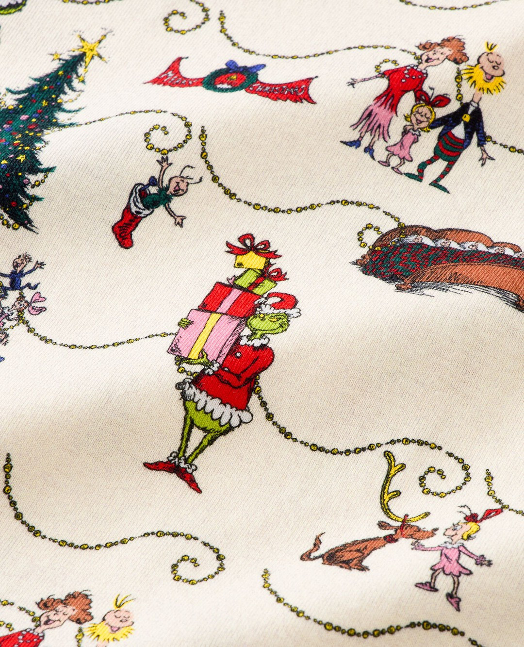 Adult Dr. Seuss Grinch Long John Pajama Top | Hanna Andersson
