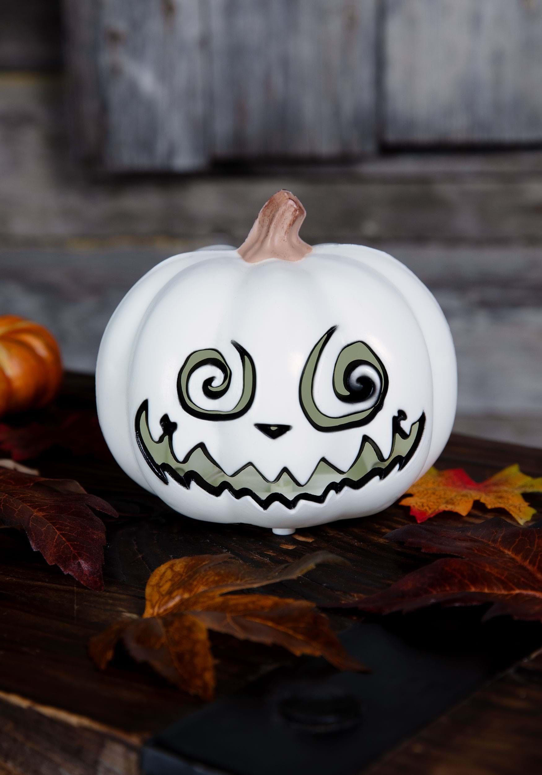 HalloweenCostumes FUN Costumes 5 Inch Swirly Light Up Jack O' Lantern Halloween Decorations Standard in Orange | SNW83015PXG2UCE-0-ST | Lowe's