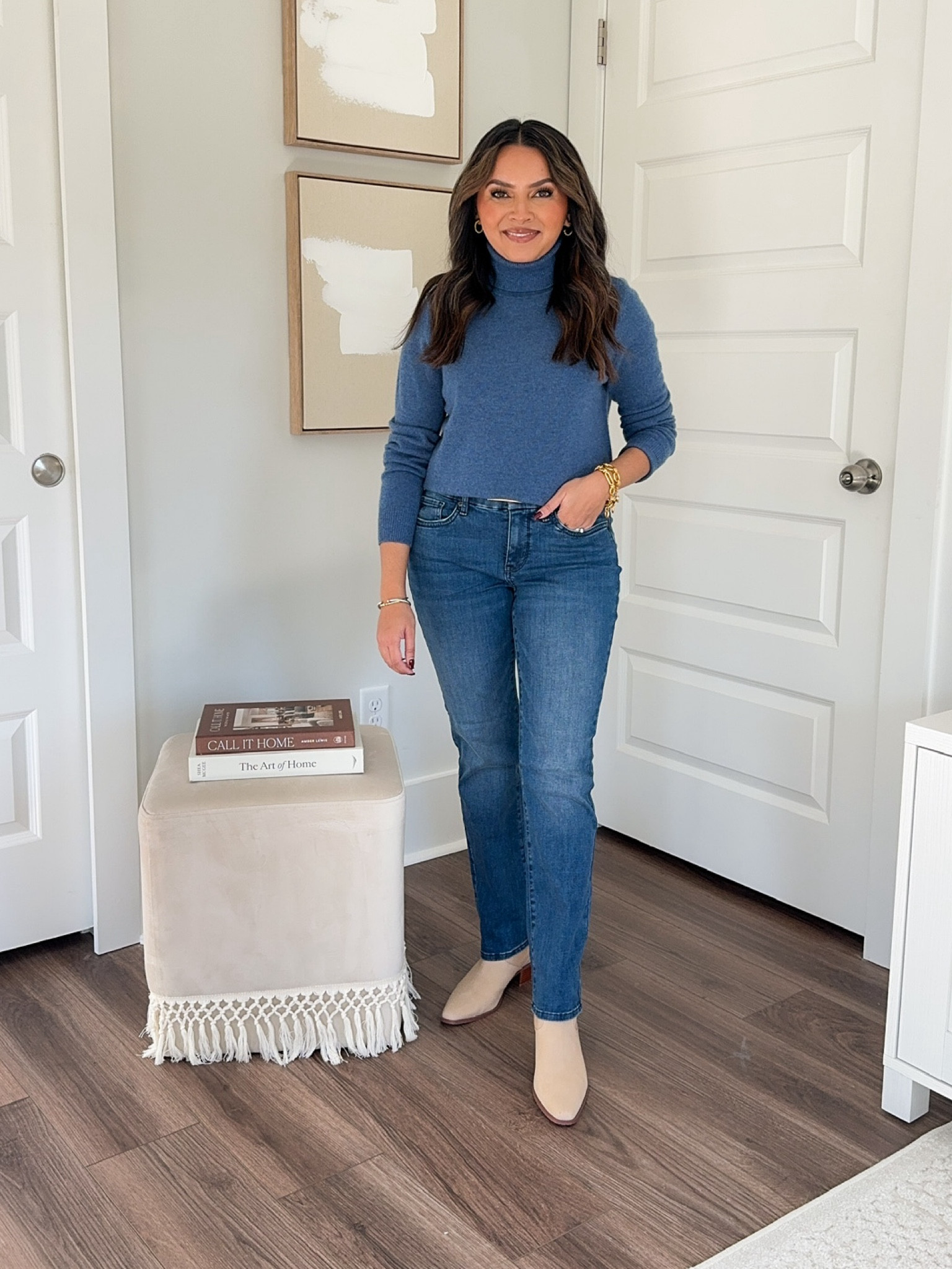 40% off site wide! with code BFSALE

Blue cashmere sweater size xs TTS 
Jeans size xs petite TTS - usually size 2/26 petite 
Tan Boots size 5.5 TTS 

Fall outfit 
Fall dress 
Fall fashion 
Thanksgiving outfit 
Christmas outfit 
Holidays 
Denim 
Jeans 

Honey Sweet Petite 
Honeysweetpetite

#LTKSaleAlert #LTKSeasonal #LTKCyberWeek