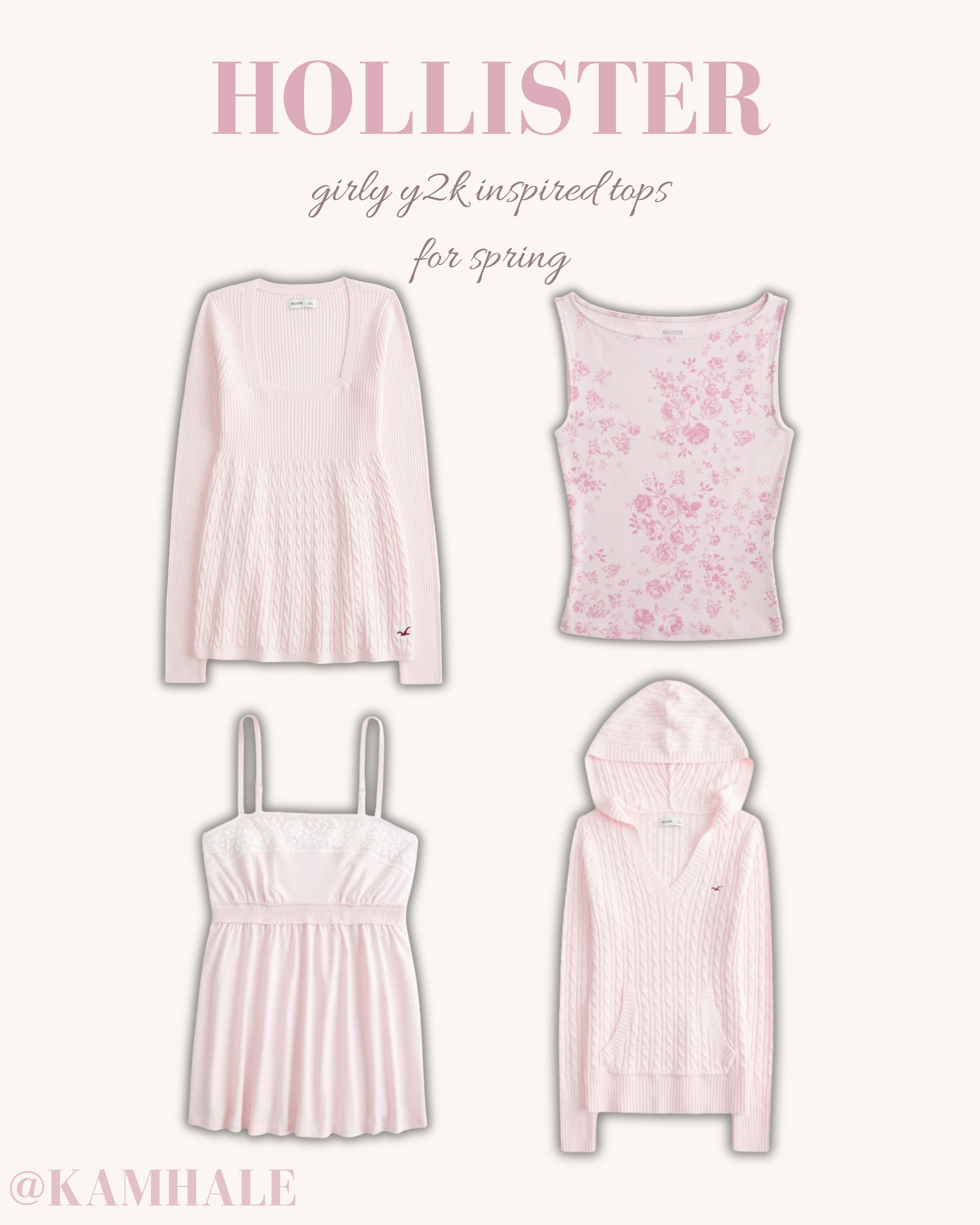 Y2K Hollister is back 😍 the cutest new girly feminine sweaters & tanks for spring, I am completely obsessed!

#LTKValentine #LTKootd #LTKgrwm