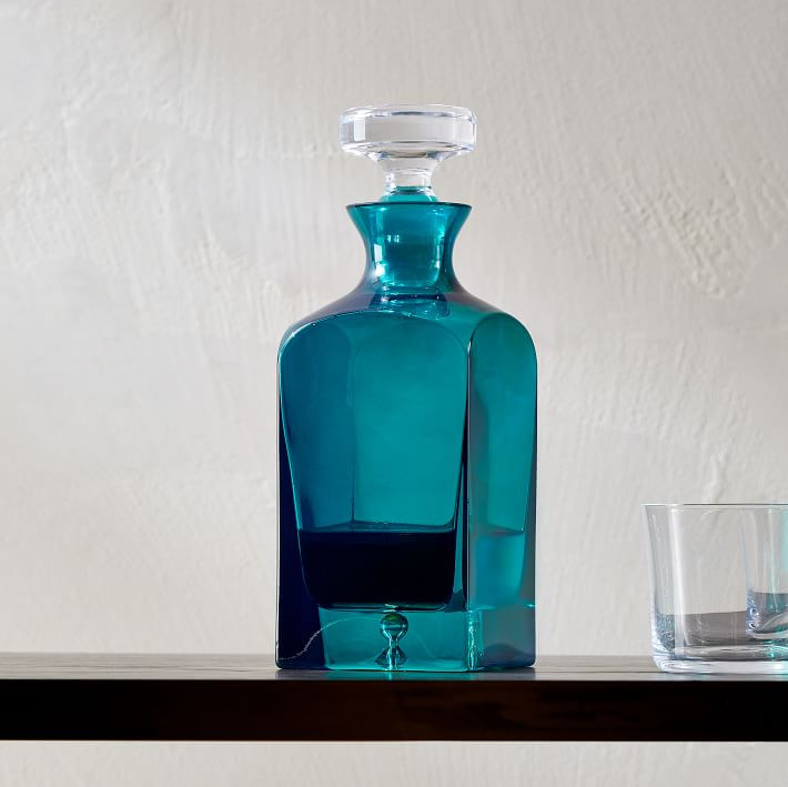 Estelle Colored Glass Decanter | West Elm (US)