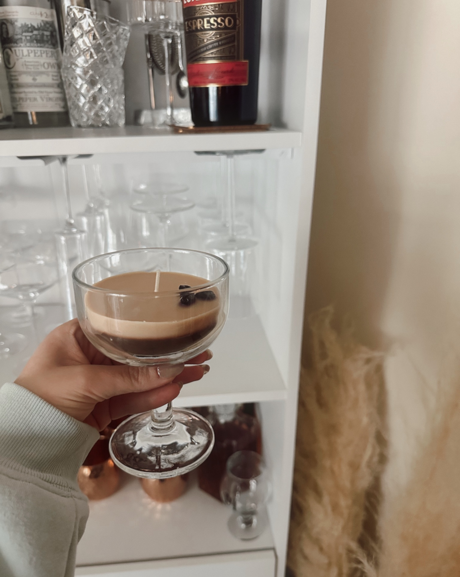 calling all fellow espresso martini girls 🍸 these adorable espresso martini candles are currently in targets dollar spot with all of the valentine’s day goodies - had to snag one to add to our bar cabinet! 

target bullseye playground | candle | espresso martini 

#LTKSeasonal #LTKGiftGuide #LTKHome