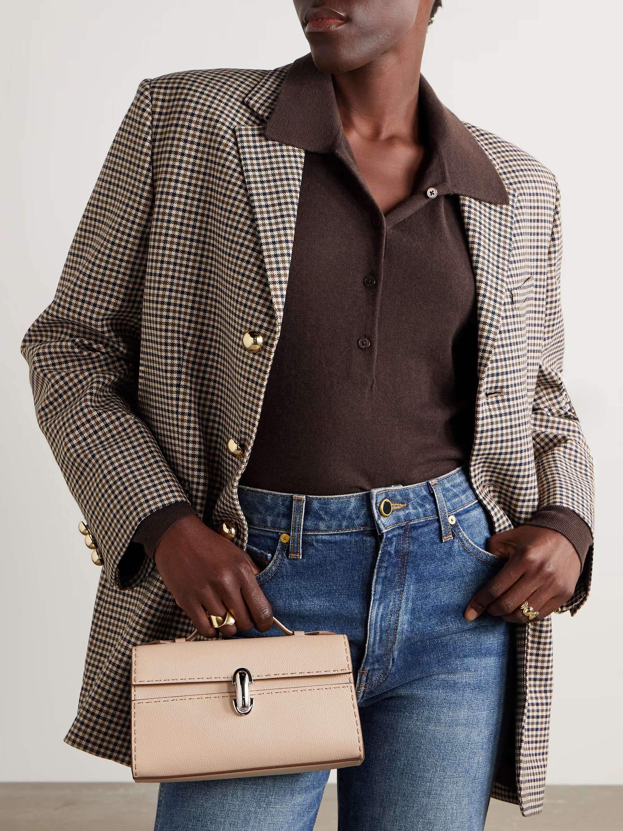 Symmetry Pochette textured-leather tote | NET-A-PORTER (US)