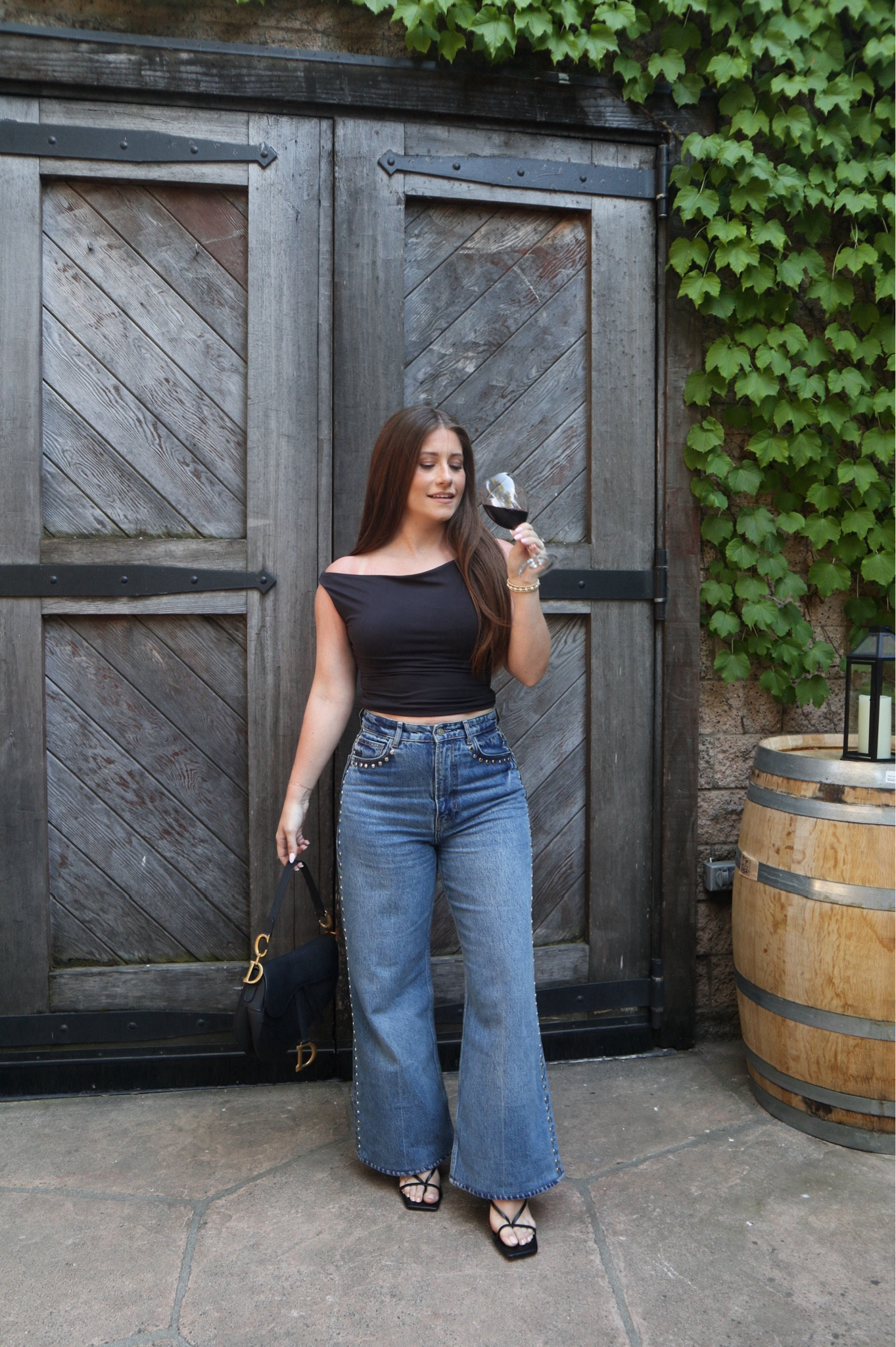 Date Night Outfit 🖤 @Reformation Jeans wearing size 25 

#LTKStyleTip #LTKShoeCrush

#LTKootd #LTKgrwm #LTKPetite