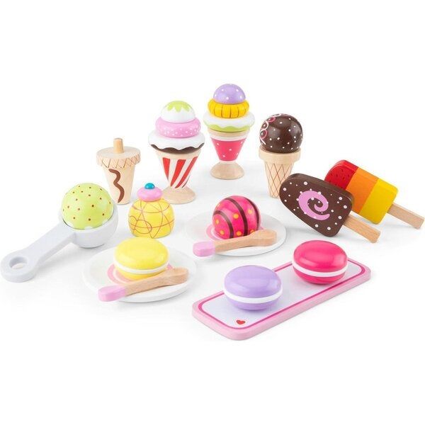 New Classic Toys Ice cream selection, Educational Wooden Toys for 3y+ | Maisonette