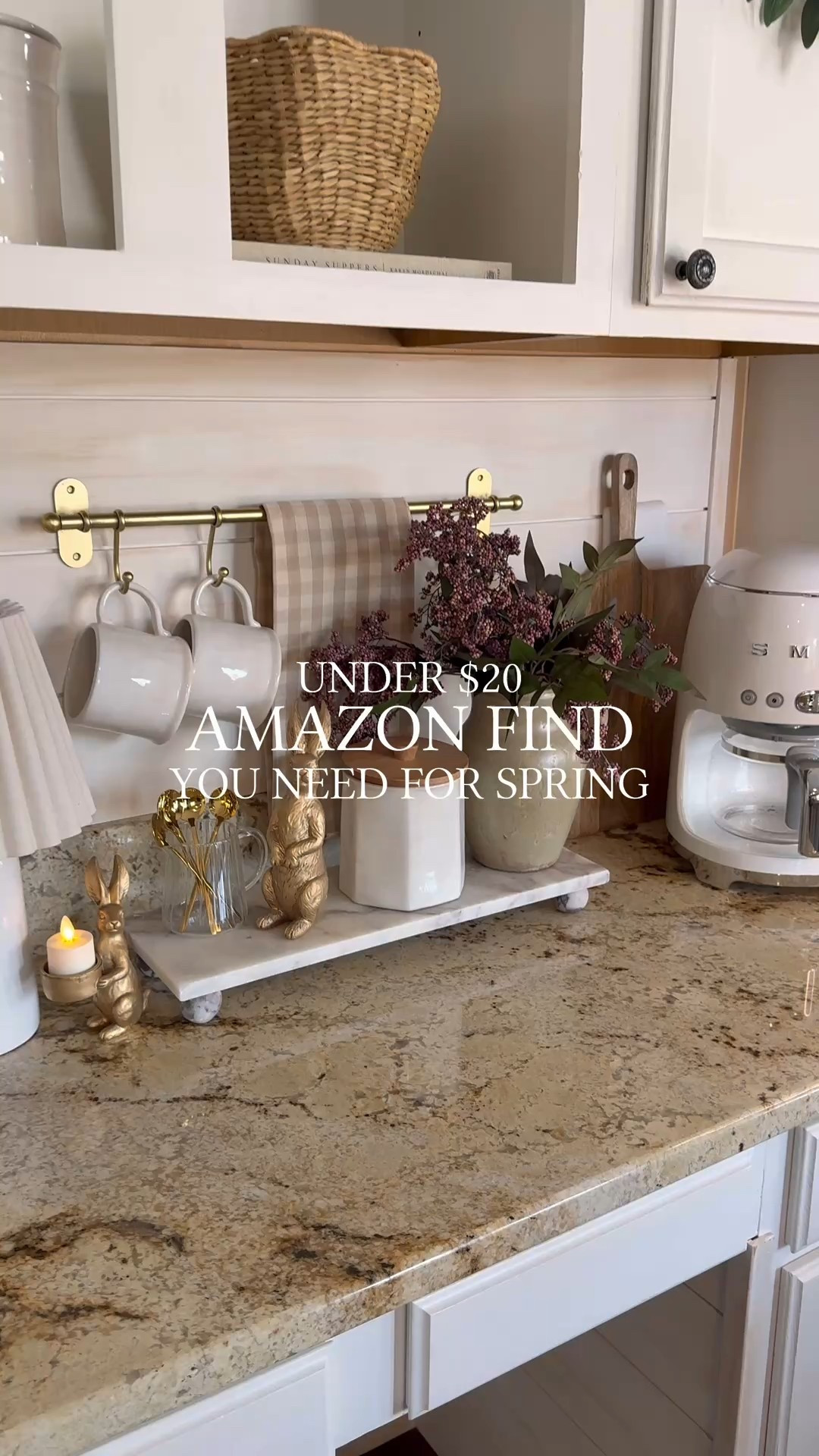 Under $20 Amazon Spring Decor Find You Need 🐰

Follow @farmtotablecreations on Instagram for more neutral home inspiration 🤍

These charming gold bunny accents are such an easy way to bring a soft spring touch into your home without going over the top. The warm metallic finish adds just the right amount of shine while still blending beautifully with neutral decor. Style them on a kitchen counter, coffee bar, tray, or shelf for an instant seasonal refresh that feels elevated — and the best part is both pieces are under $20.

#amazonfinds #amazonhome #springdecor #easterdecor #bunnydecor #kitchendecor #countertopdecor #traydecor #golddecor #neutraldecor #coffeebar #counterdecor 

#LTKSaleAlert #LTKSeasonal #LTKHome