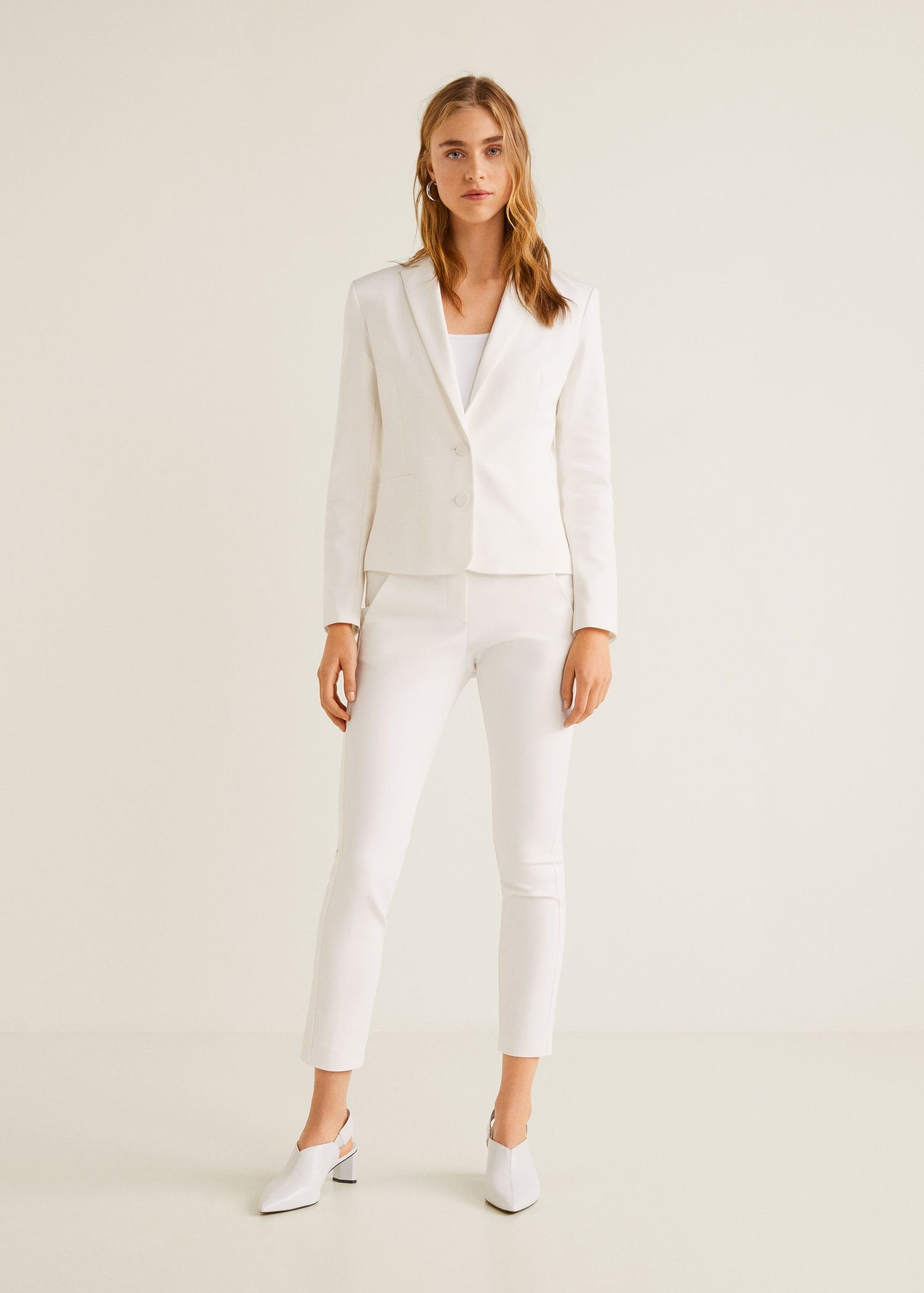 Structured cotton blazer | MANGO (US)