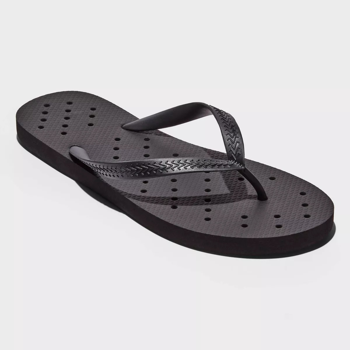 L Shower Flip Flops Black - Room Essentials™ | Target