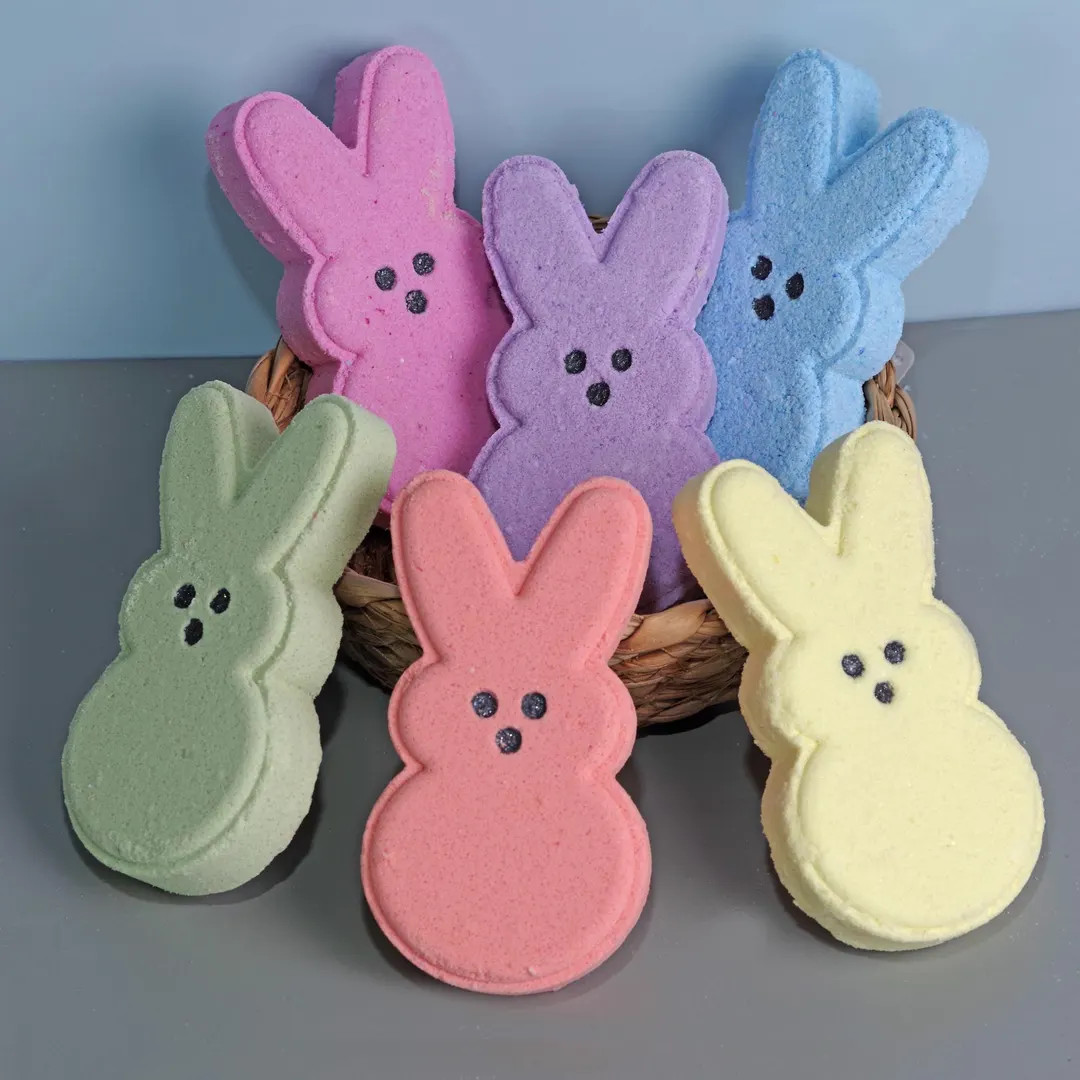 PEEPS Easter Bunny Bath Bomb / Easter Basket Stuffers/ Kids Bath Bomb / Party Favors - Etsy | Etsy (US)