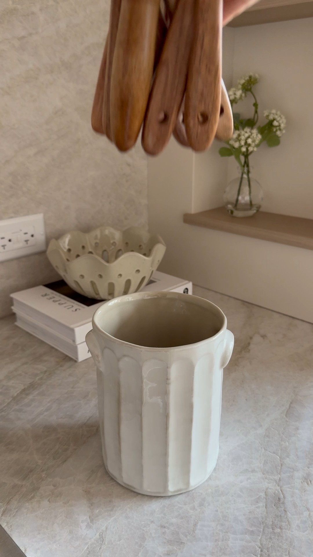 Pretty kitchen utensil crock on sale now! Also live these Amazon teak utensils! 

#LTKSaleAlert #LTKHome