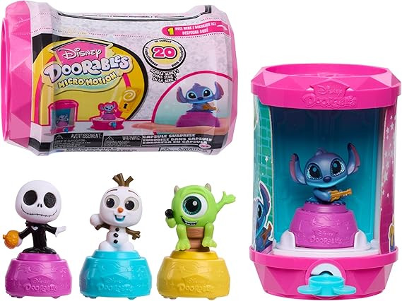 Disney Doorables Micro Motion Capsules, Surprise 1.5-inch Micro Motion Collectible Figurine, Kids... | Amazon (US)