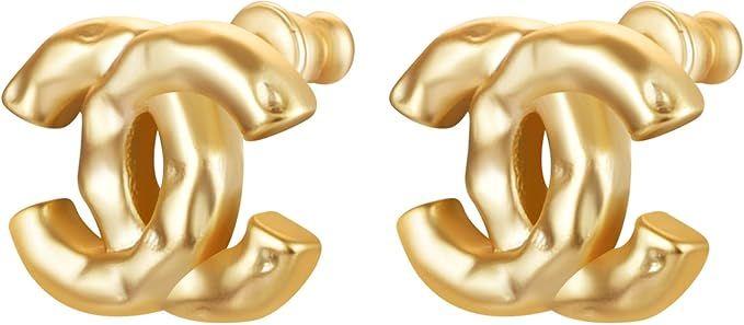 DEIMUGL Gold Plated Earrings Stud Jewelry For Women Gift | Amazon (US)