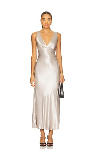 Tove Slip Dress in Smoke | Revolve Clothing (Global)