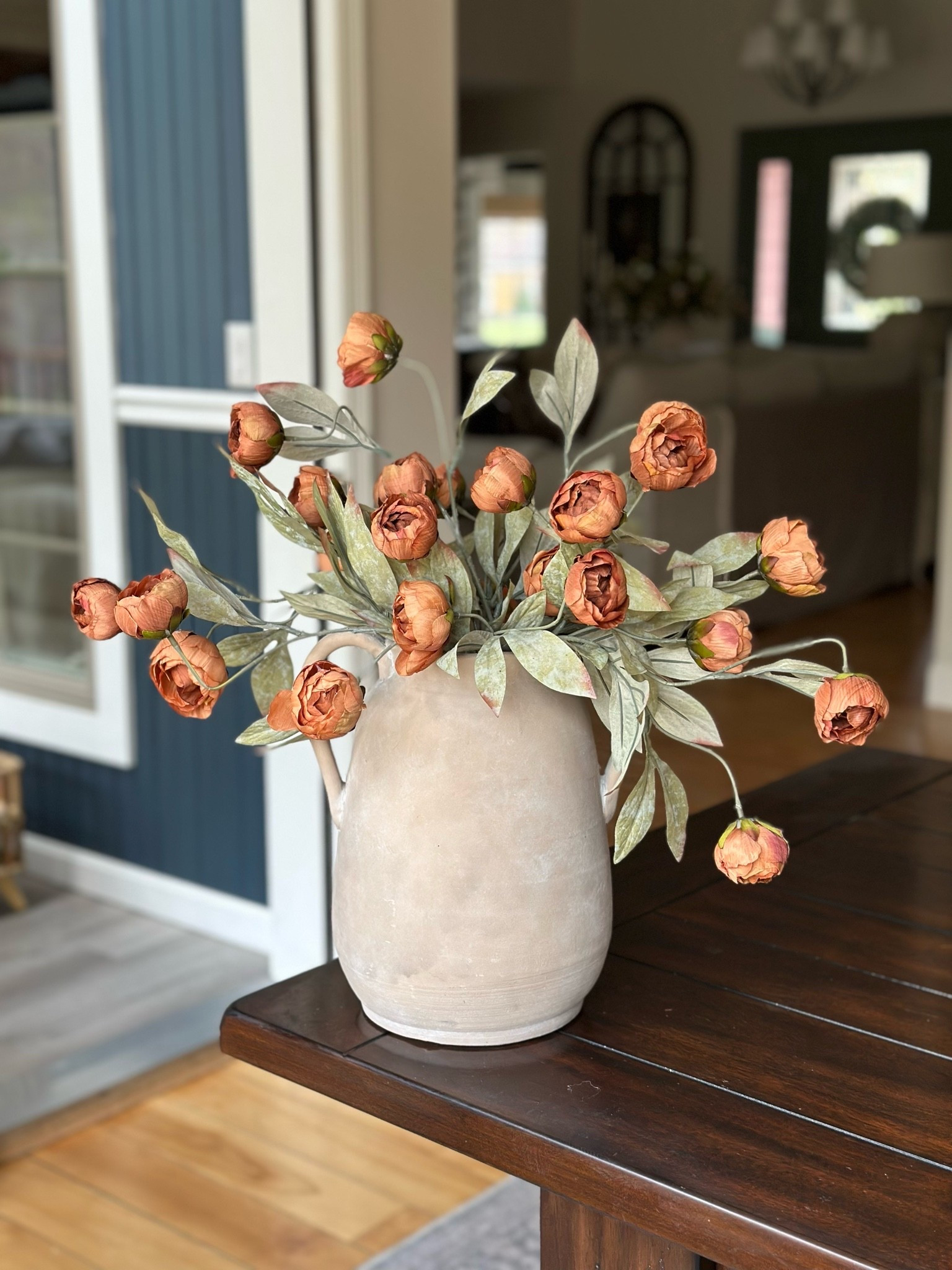 Viral brown Michaels Ashland peony stems in a vase from homegoods. Linking similar vases

#LTKMothersDay #LTKHome