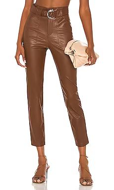 superdown Chanice Buckle Pant in Chocolate Brown from Revolve.com | Revolve Clothing (Global)