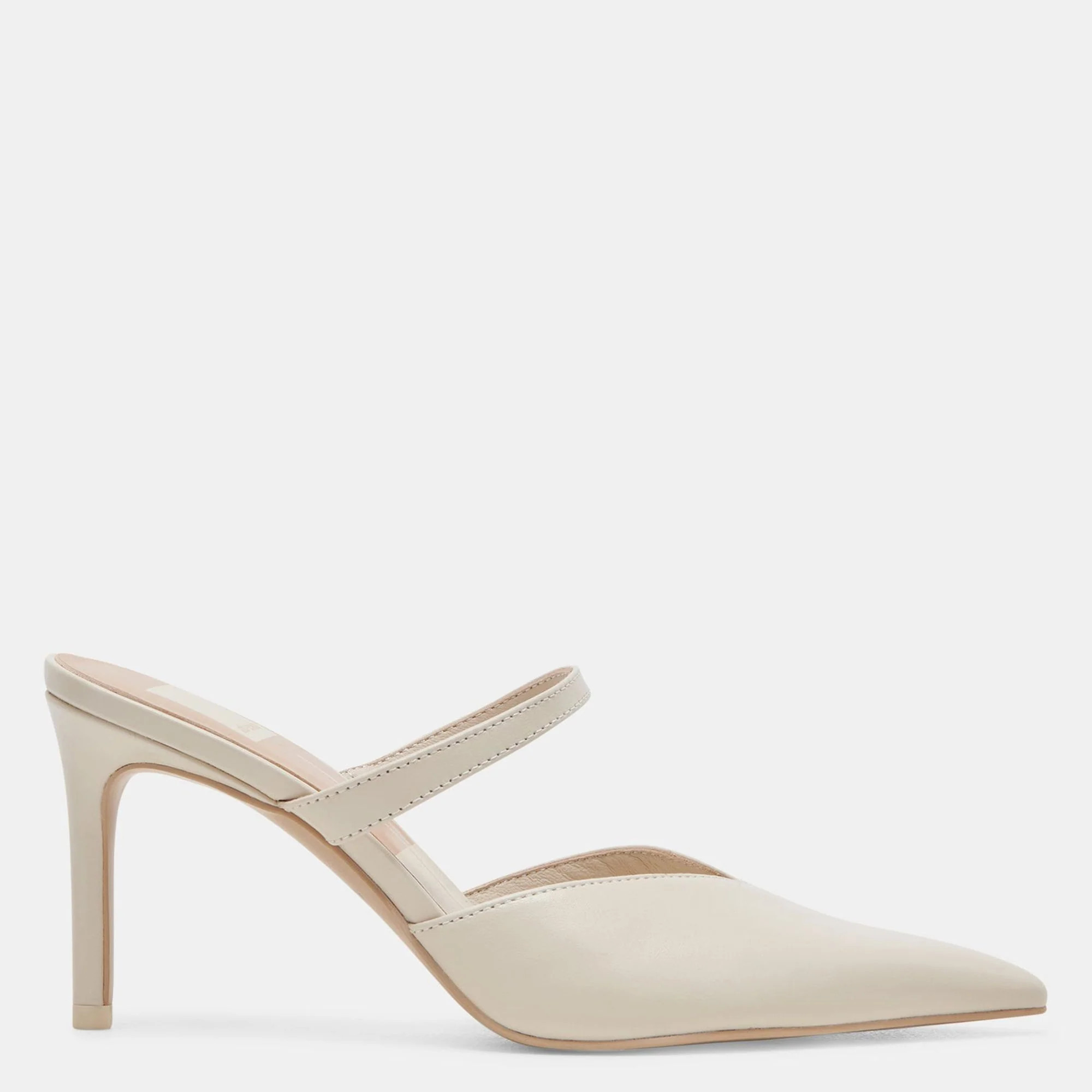 Kanika Heels White Crinkle Patent | Shop Simon