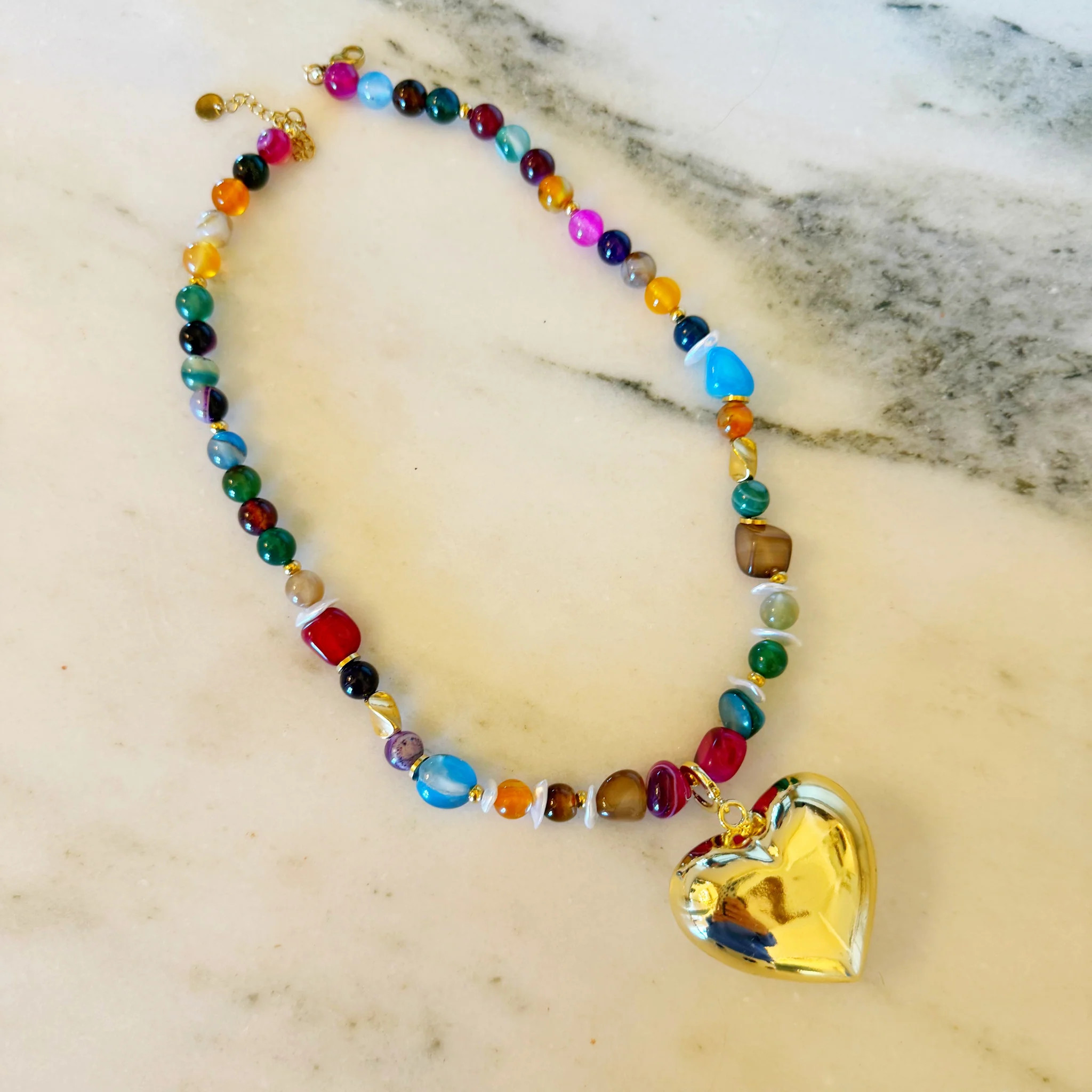 Jewels Crush Gemstone Necklace | Poppy & Pine