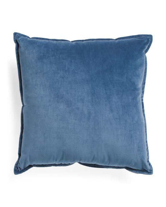 22x22 Cotton Velvet Pillow | TJ Maxx