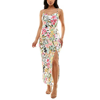Premier Amour Sleeveless Floral Maxi Dress, Color: Off White Multi - JCPenney | JCPenney