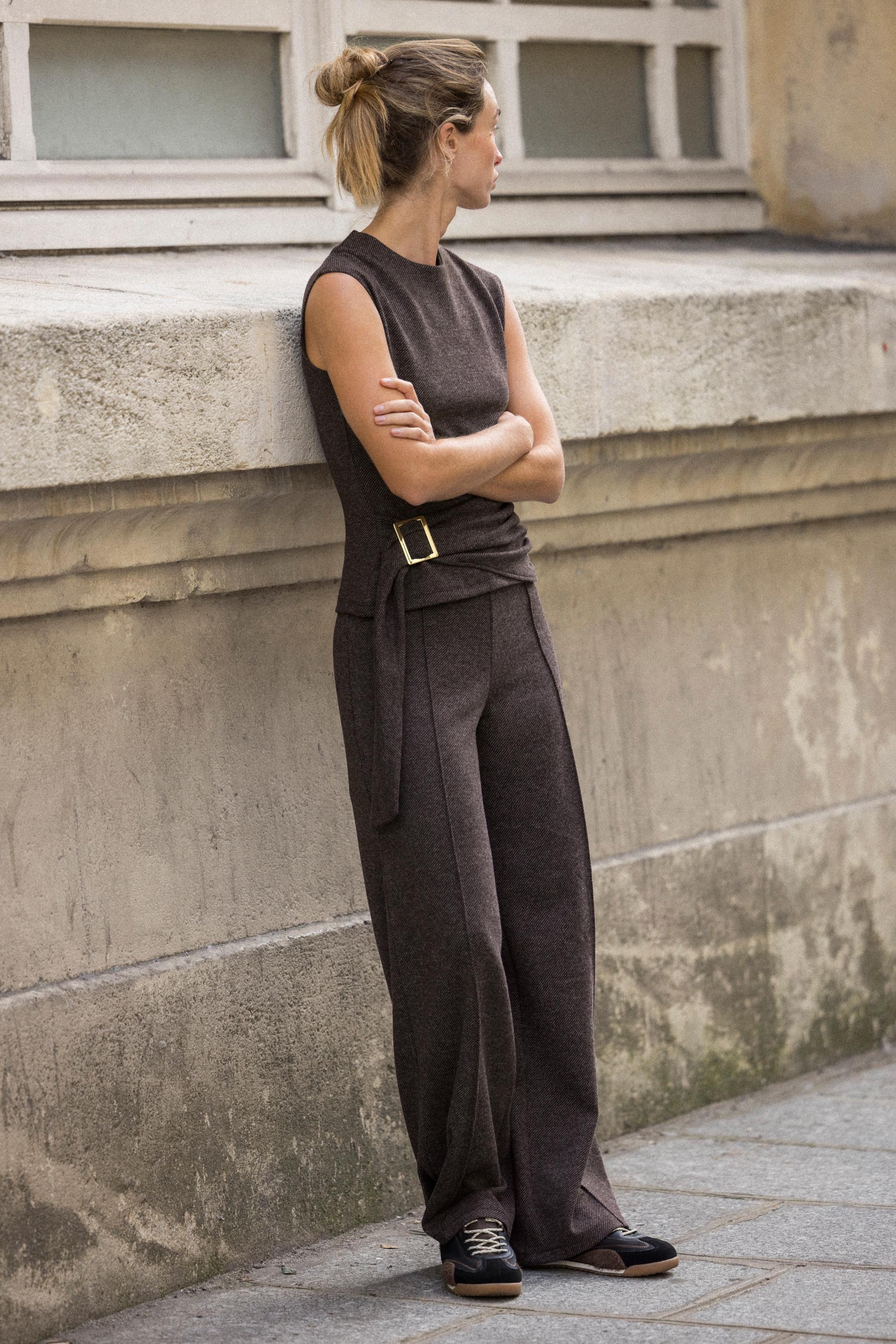 SOFT SEAM TROUSERS | Zara UK