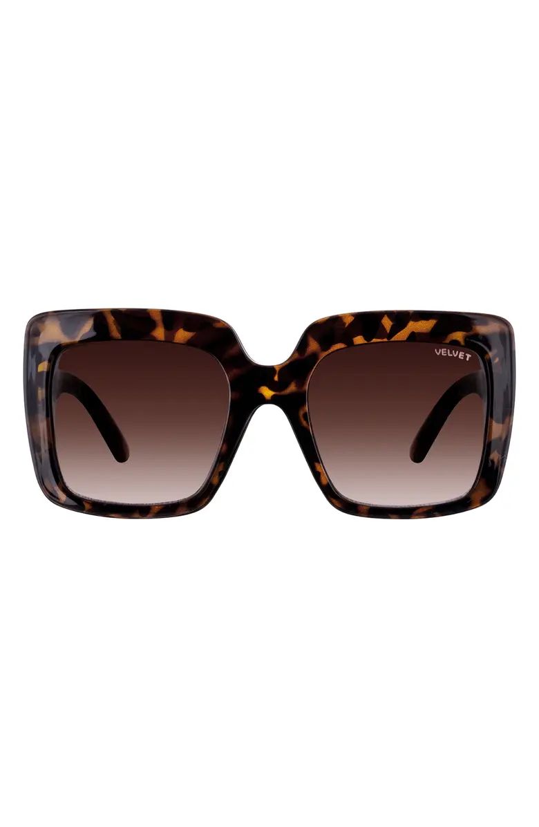 Velvet Eyewear Gina 57mm Square Sunglasses | Nordstrom | Nordstrom